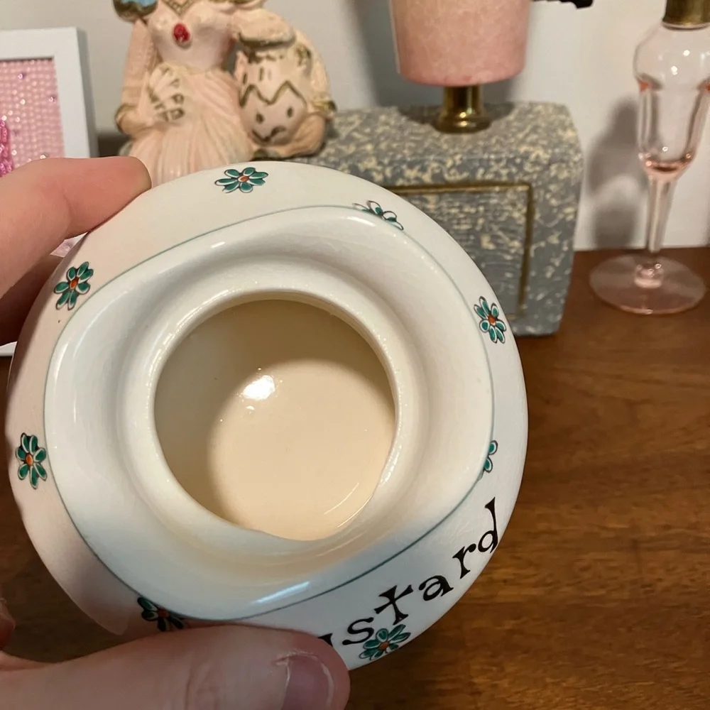 Vintage Pixieware Lipper Mann Mustard Jar - Picture 7 of 8